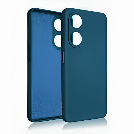 Helmet Case Liquid Silicone Oppo A98, Blue