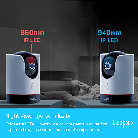 TP-Link Indoor TAPO C225, 4Mpix, Pan/Tilt AI Home Security Wi-Fi Camera with Privacy Shield