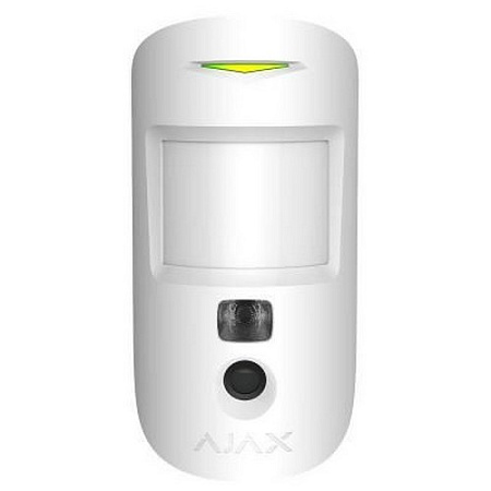 Ajax Wireless Security Motion Detector with Photo "MotionCam", White