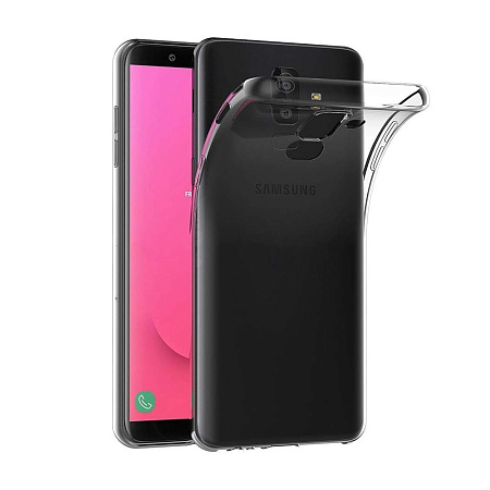Helmet Case TPU Samsung J8 (2018), Clear Helmet Case TPU Samsung J8 (2018), Clear