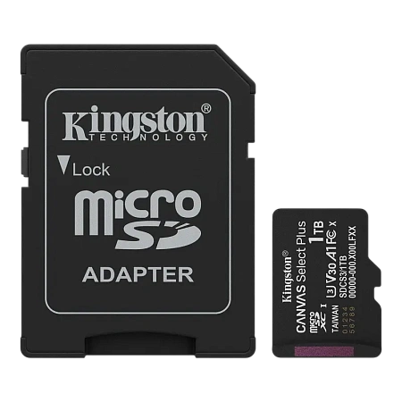 Карта памяти Kingston Canvas Select Plus, 1024Гб (SDCS3/1TB)