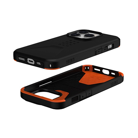 UAG Case for iPhone 14 Pro Civilian, Black