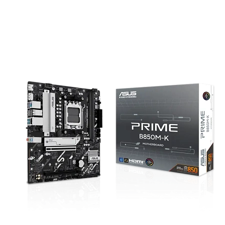 Материнская плата ASUS PRIME B850M-K, AM5, AMD B850, mATX Материнская плата ASUS PRIME B850M-K, AM5, AMD B850, mATX
