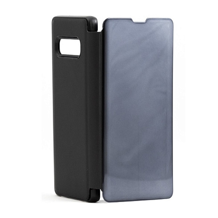 Helmet Case Mirror Flip Samsung S10 Plus, Black Helmet Case Mirror Flip Samsung S10 Plus, Black