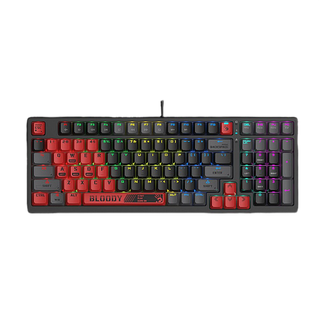 Gaming Keyboard Bloody S98 Sports, Mechanical, BLMS Linear SW, Hot-Swappable, Quiet Typing, 98-Keys, Gaming Keyboard Bloody S98 Sports, Mechanical, BLMS Linear SW, Hot-Swappable, Quiet Typing, 98-Keys,