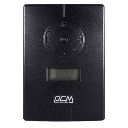 UPS PowerCom INF-1100 1100VA/770W,24Vdc,15A max charge curr.,External Battery Only, 2*Schuko Sockets