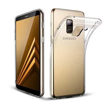 Helmet Case TPU Samsung A8 (2018), Clear Helmet Case TPU Samsung A8 (2018), Clear