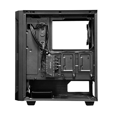 Case ATX Chieftec HUNTER, w/o PSU, 0.5mm, 4x120mm ARGB fans, ARGB Hub, Front Mesh, Tempered Glass, 2