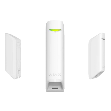 Ajax Wireless Security Narrow Beam Motion Detector "MotionProtect Curtain", White Ajax Wireless Security Narrow Beam Motion Detector "MotionProtect Curtain", White