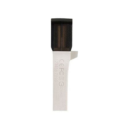   32GB USB3.1/Type-C Flash Drive  Transcend "JetFlash 890", Silver, Metal Case, OTG (R/W:90/25MB/s)