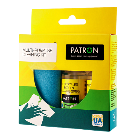 Cleaning set Universal PATRON "F3-019" Twice (Sprey 50ml+Wipe) Patron Cleaning set Universal PATRON "F3-019" Twice (Sprey 50ml+Wipe) Patron