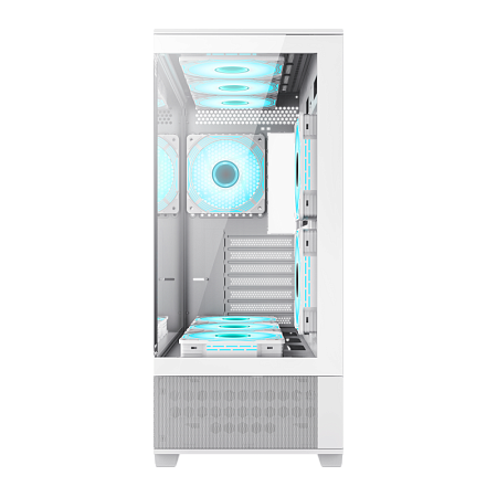 Case ATX GAMEMAX Vista AW, w/o PSU, 0.6mm, 6x120mm ARGB, ARGB Hub, RC, Front&Side Tempered Glass, 1x Case ATX GAMEMAX Vista AW, w/o PSU, 0.6mm, 6x120mm ARGB, ARGB Hub, RC, Front&Side Tempered Glass, 1x