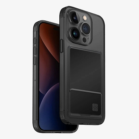 Uniq Case Hybrid Air Fender ID for iPhone 15 Pro, Grey Uniq Case Hybrid Air Fender ID for iPhone 15 Pro, Grey
