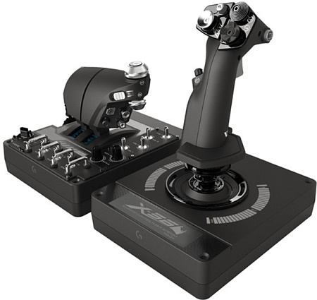 Joystick Logitech G X56 HOTAS, Throttle and Stick Simulation Controller, RGB Joystick Logitech G X56 HOTAS, Throttle and Stick Simulation Controller, RGB