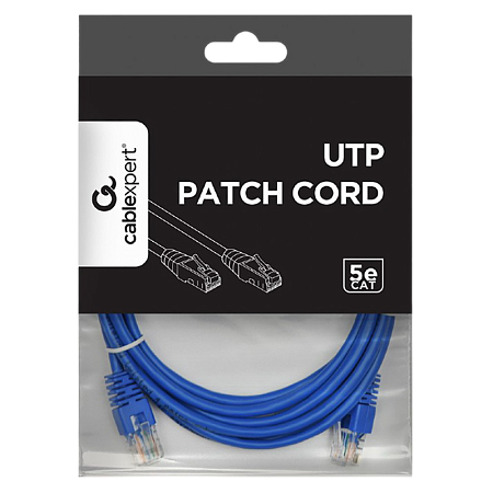 2m, Patch Cord Blue, PP12-2M/B, Cat.5E, Cablexpert, molded strain relief 50u" plugs 2m, Patch Cord Blue, PP12-2M/B, Cat.5E, Cablexpert, molded strain relief 50u" plugs