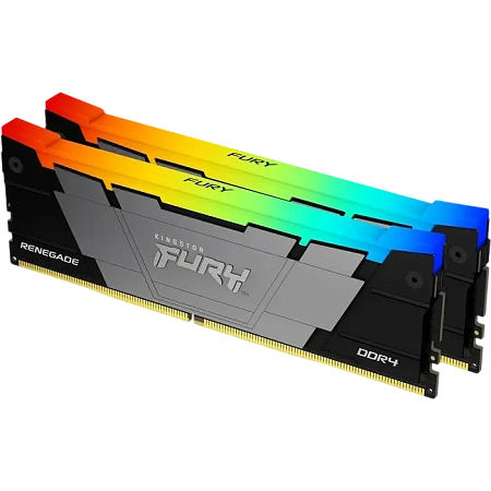 Оперативная память Kingston FURY Renegade RGB, DDR4 SDRAM, 3600 МГц, 64Гб, KF436C18RB2AK2/64 Оперативная память Kingston FURY Renegade RGB, DDR4 SDRAM, 3600 МГц, 64Гб, KF436C18RB2AK2/64