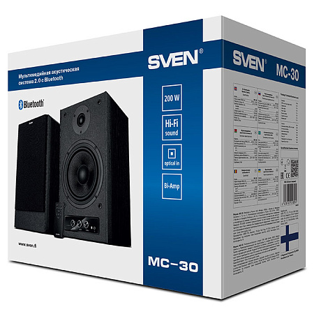 Speakers SVEN "MC-30" Black, 200w, Bluetooth, Remote Control, 3.5mm jack Speakers SVEN "MC-30" Black, 200w, Bluetooth, Remote Control, 3.5mm jack