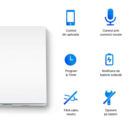 TP-Link Wireless Smart Light Switch "Tapo S210", White, 1-Gang TP-Link Wireless Smart Light Switch "Tapo S210", White, 1-Gang
