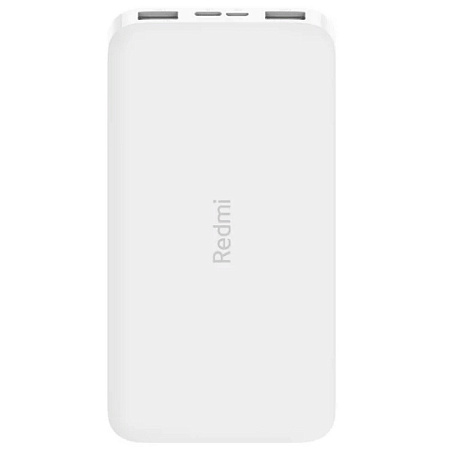 Портативное зарядное устройство Xiaomi Power Bank Redmi, 10000мА·ч, Белый
