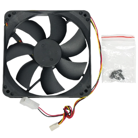 PC Case Fan Chieftec AF-1225S, 120x120x25 mm, 24-27 dB, 1350RPM, 55 CFM, 3pin/Molex PC Case Fan Chieftec AF-1225S, 120x120x25 mm, 24-27 dB, 1350RPM, 55 CFM, 3pin/Molex