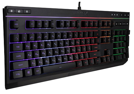 Gaming Keyboard HyperX Alloy Core RGB, Membrane, Media Control, Solid frame, 5 Zones RGB, Spill resi Gaming Keyboard HyperX Alloy Core RGB, Membrane, Media Control, Solid frame, 5 Zones RGB, Spill resi