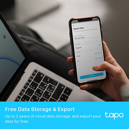 Датчик температуры и влажности TP-LINK Tapo T315, Белый Датчик температуры и влажности TP-LINK Tapo T315, Белый