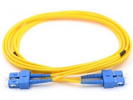 Fiber optic patch cords, singlemode Duplex SC-SC, 7m Fiber optic patch cords, singlemode Duplex SC-SC, 7m