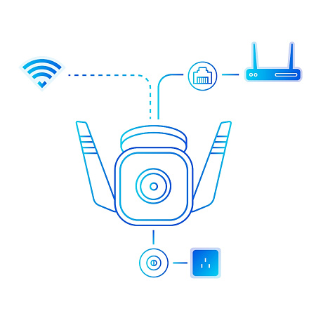 TP-Link Outdoor TAPO C310, 3Mpix,  f/2.2, Sensor 1/2.7", IP66, Wi-Fi/LAN Camera