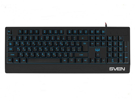 Gaming Keyboard SVEN KB-G7400, TKL, Fn keys, Backlight, WinLock, 1.8m, USB, EN/RU, Black Gaming Keyboard SVEN KB-G7400, TKL, Fn keys, Backlight, WinLock, 1.8m, USB, EN/RU, Black