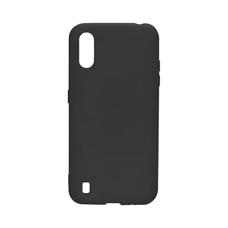 Helmet Case Liquid Silicone Samsung A01, Black