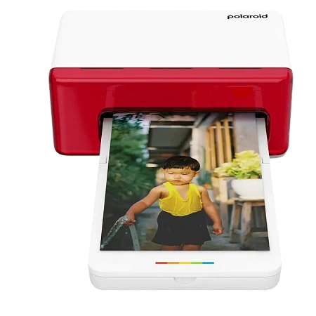 Фотопринтер Polaroid Hi Print 4x6, Белый | Красный