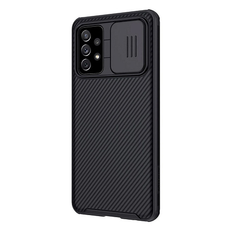 Nillkin Case Carbon Came Shield Pro Samsung A72, Black Nillkin Case Carbon Came Shield Pro Samsung A72, Black