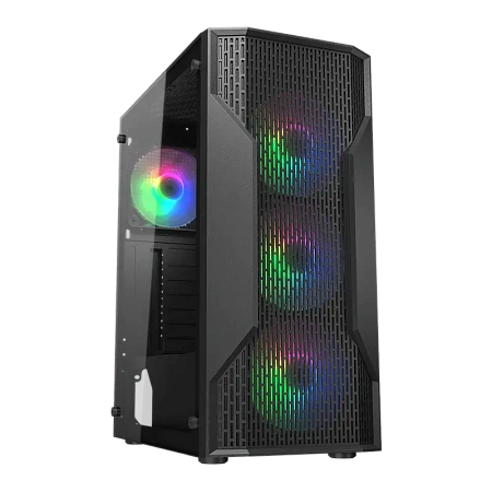 Компьютерный корпус Cougar MX 110 RGB, Midi-Tower, Без блока питания, Чёрный