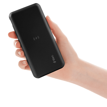 ttec Powerbank 10.000mAh Slim Pro W Wireless, Black ttec Powerbank 10.000mAh Slim Pro W Wireless, Black