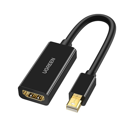 UGREEN Adapter MiniDp to HDMI 4K*2K@60Hz 0.15M MD112, Black UGREEN Adapter MiniDp to HDMI 4K*2K@60Hz 0.15M MD112, Black
