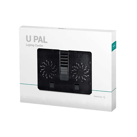 Notebook Cooling Pad Deepcool U-PAL, up to 15.6'', 2x140mm, Adjustable angle, USB3.0, U-shaped Notebook Cooling Pad Deepcool U-PAL, up to 15.6'', 2x140mm, Adjustable angle, USB3.0, U-shaped