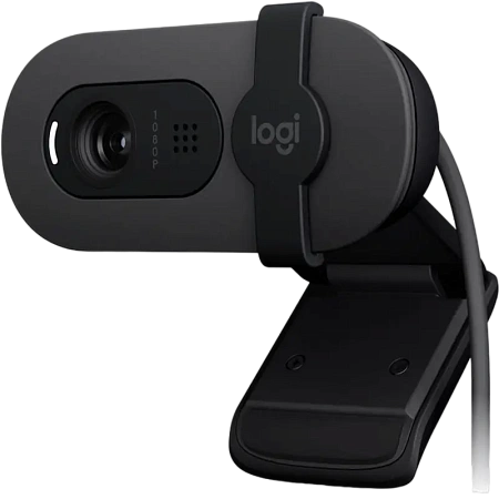 Веб-камера Logitech BRIO 100, 1920x1080, Чёрный Веб-камера Logitech BRIO 100, 1920x1080, Чёрный