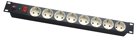 19" 1U power socket, PDU-GM0009, 8 ports,with switcher and Master overload 16A, 1.8M, APC Electronic 19" 1U power socket, PDU-GM0009, 8 ports,with switcher and Master overload 16A, 1.8M, APC Electronic