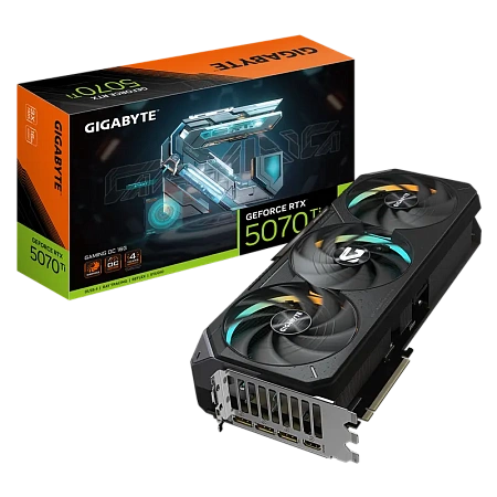 Видеокарта Gigabyte GeForce RTX 5070 Ti Gaming OC, 16GB GDDR7 256бит (GV-N507TGAMING ОС-16GD),процессоры ,оперативная память, ssd, M2, hdd, кейсы Видеокарта Gigabyte GeForce RTX 5070 Ti Gaming OC, 16GB GDDR7 256бит (GV-N507TGAMING ОС-16GD),процессоры ,оперативная память, ssd, M2, hdd, кейсы