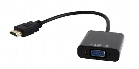 Adapter HDMI M to VGA F+3.5 mm AUX, Cablexpert "A-HDMI-VGA-03" Adapter HDMI M to VGA F+3.5 mm AUX, Cablexpert "A-HDMI-VGA-03"