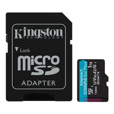 Карта памяти Kingston Canvas Go! Plus, 1024Гб (SDCG4/1TB) Карта памяти Kingston Canvas Go! Plus, 1024Гб (SDCG4/1TB)