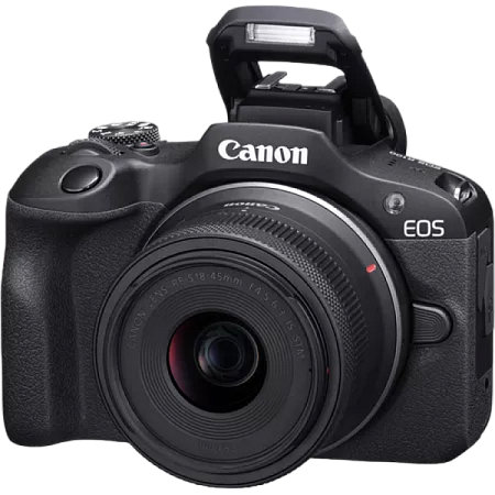 DC Canon EOS R100 Black & RF-S 18-45mm f/4.5-6.3 IS STM KIT