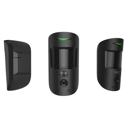 Ajax Wireless Security Motion Detector with Photo "MotionCam", Black Ajax Wireless Security Motion Detector with Photo "MotionCam", Black