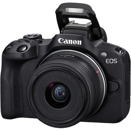 DC Canon EOS R50  Black & RF-S 18-45mm f/4.5-6.3 IS STM KIT