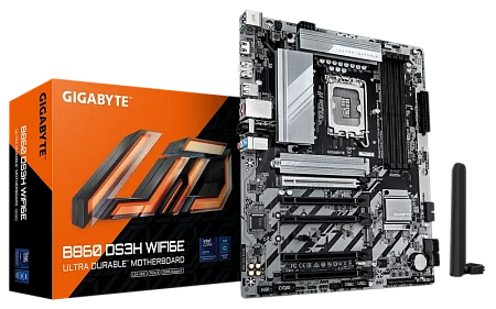Материнская плата Gigabyte B860 DS3H WIFI6E, LGA1851, Intel B860, ATX Материнская плата Gigabyte B860 DS3H WIFI6E, LGA1851, Intel B860, ATX