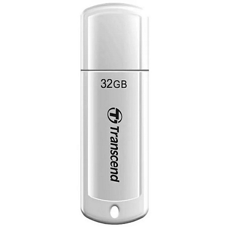  32GB USB2.0 Flash Drive Transcend "JetFlash  370", White, Classic Cap (R/W:18/8MB/s)