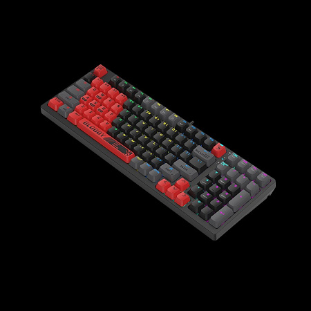 Gaming Keyboard Bloody S98 Sports, Mechanical, BLMS Linear SW, Hot-Swappable, Quiet Typing, 98-Keys, Gaming Keyboard Bloody S98 Sports, Mechanical, BLMS Linear SW, Hot-Swappable, Quiet Typing, 98-Keys,