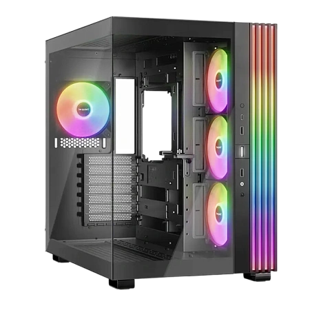 Компьютерный корпус be quiet! Ligh Base 600 LX, Midi-Tower, Без блока питания, Чёрный
