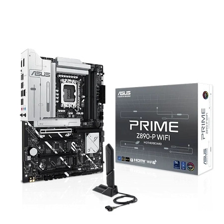 Материнская плата ASUS PRIME Z890-P WIFI, LGA1851, Intel Z890, ATX Материнская плата ASUS PRIME Z890-P WIFI, LGA1851, Intel Z890, ATX