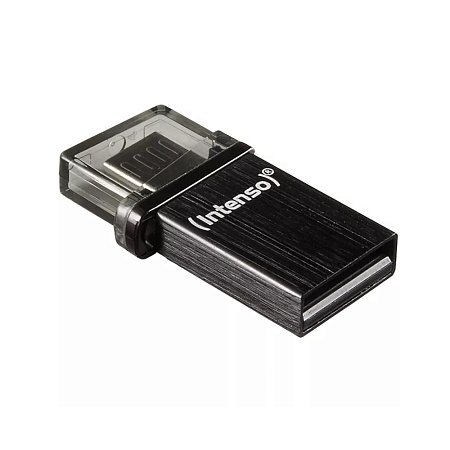 Intenso® USB Drive 2.0 (USB-A & microUSB) Mini Mobile Line 32 GB, Anthracite Intenso® USB Drive 2.0 (USB-A & microUSB) Mini Mobile Line 32 GB, Anthracite